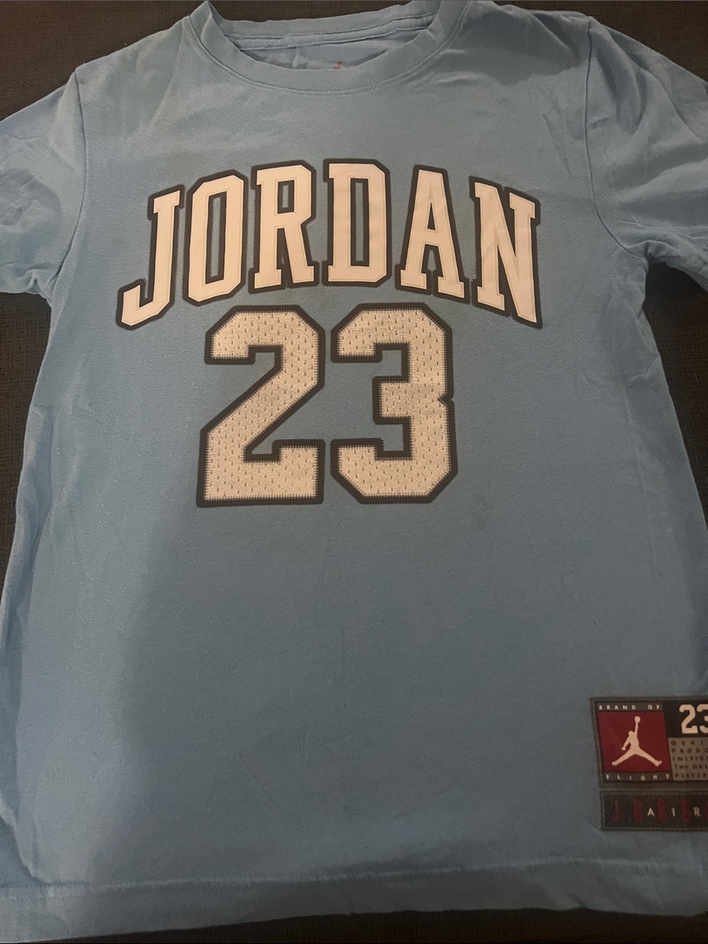 Jordan Light Blue '23' Short Sleeve Graphic Tee
